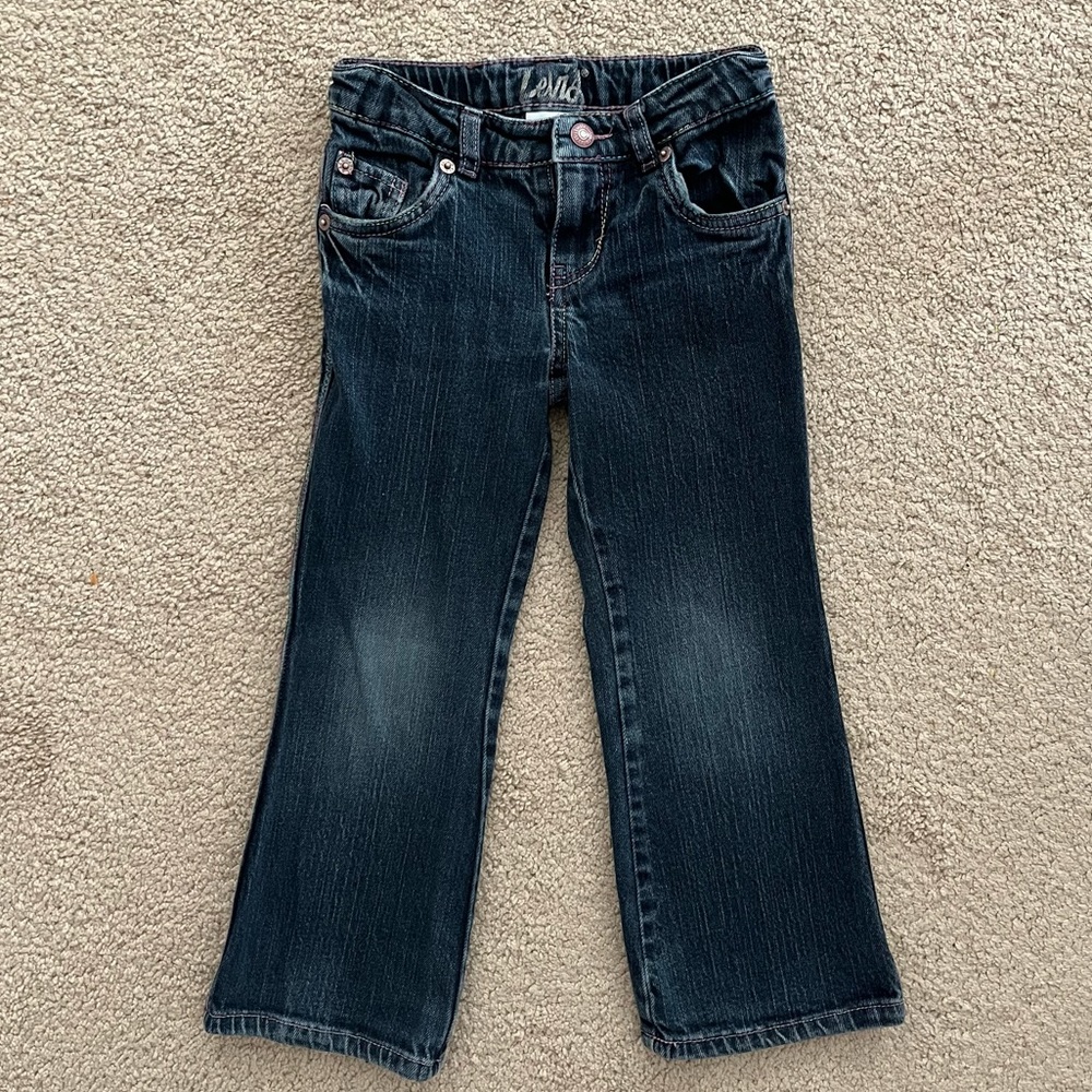 Girl’s embroidered Levi’s
